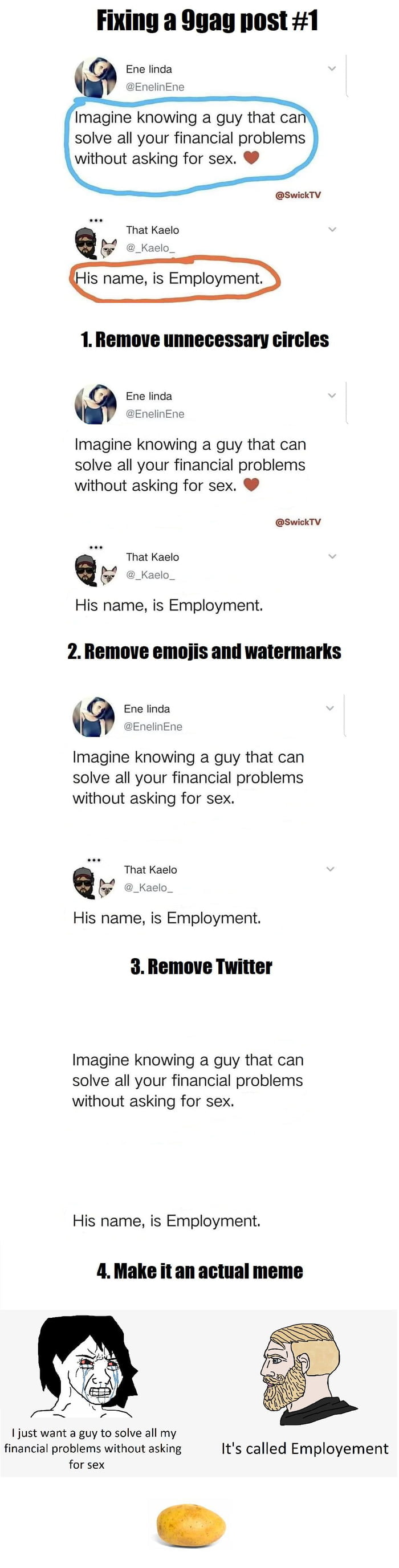 A Twitter screenshot isn't A meme