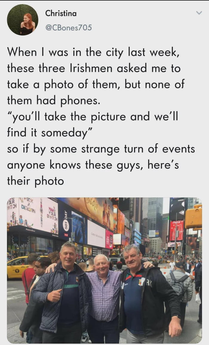 After posting this, the Internet had identified all 3 men in under 3 hours.