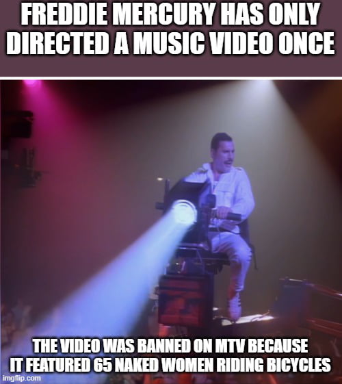 The video is called Bicycle Race