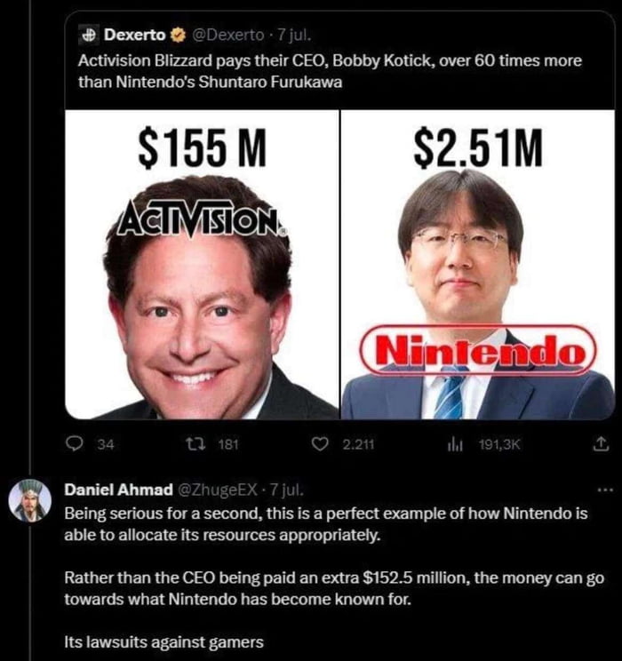 Ahhh, my sly friend Bobby Kotick