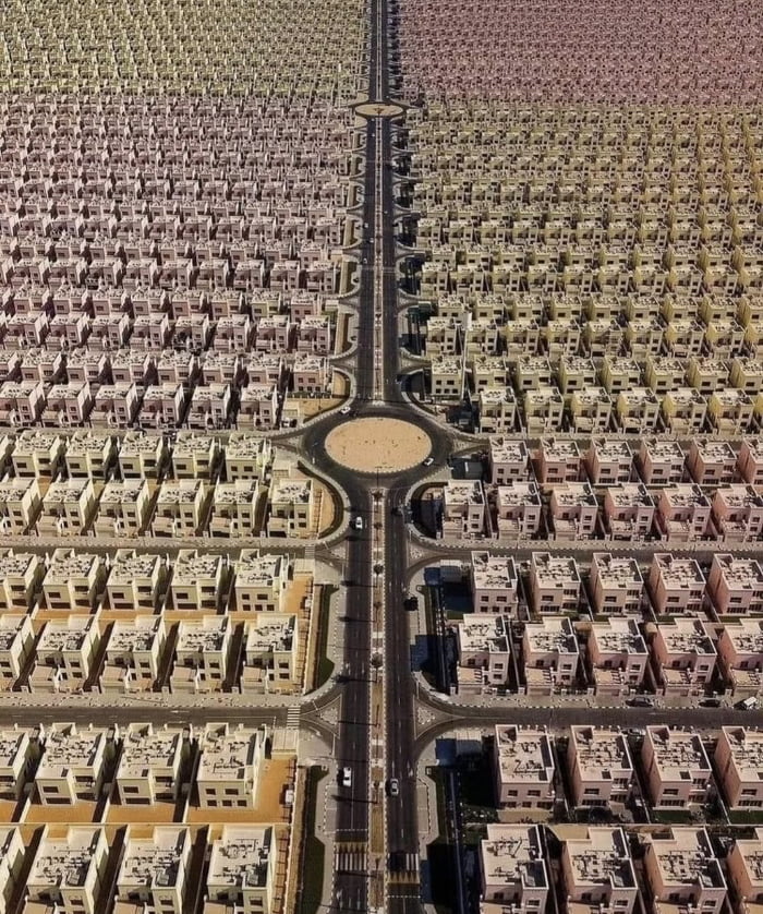 Residential housing in Dubai. Personally I’d rather die alone in the jungle