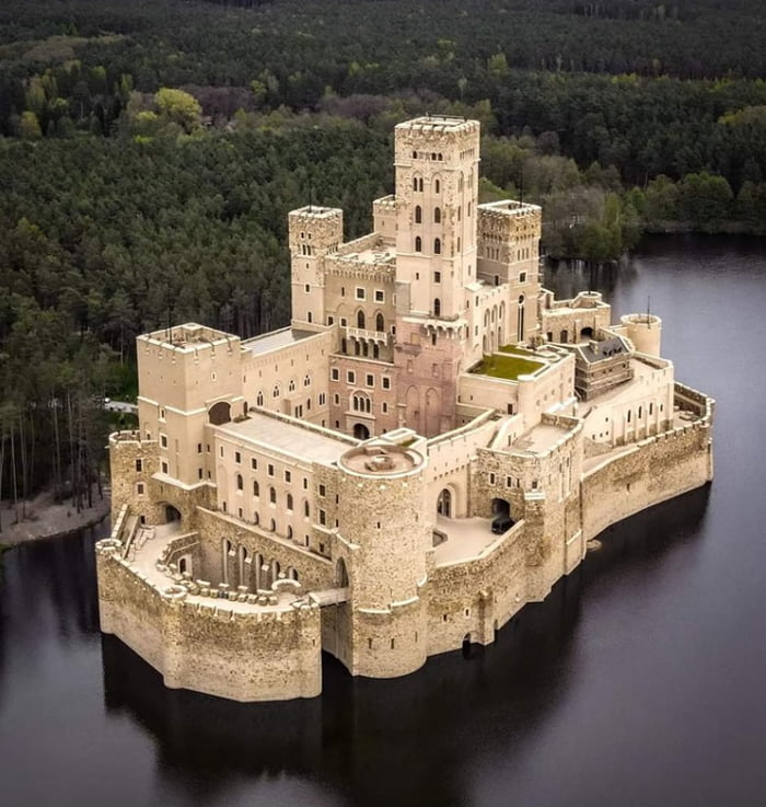 Stobnica Castle, Poland. Built illegaly on Nature 2000 forest with money no one knows where the owner had from. Total cost around 33 mln Euro.