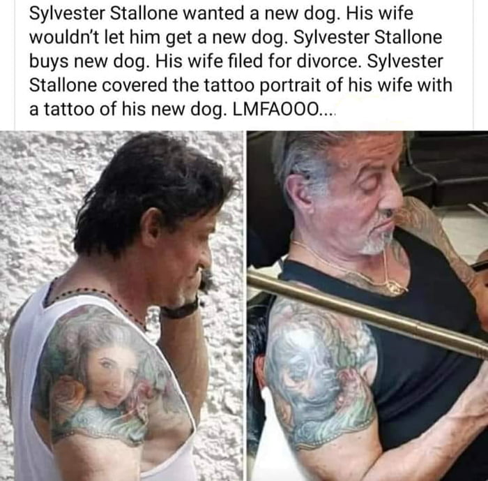 Had to edit out the cancer, however Stalone is an absolute legend