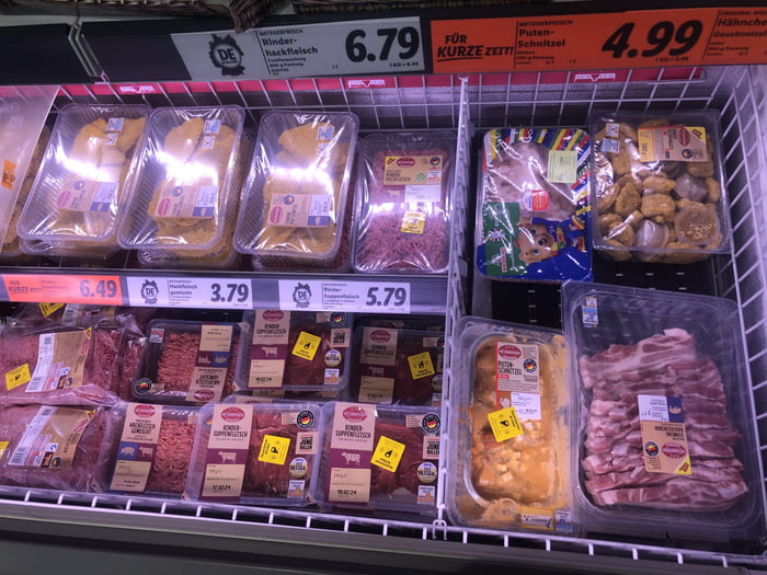 German supermarket puts theft protection on every meat except pork. That supermarket is next to a refugee housing.