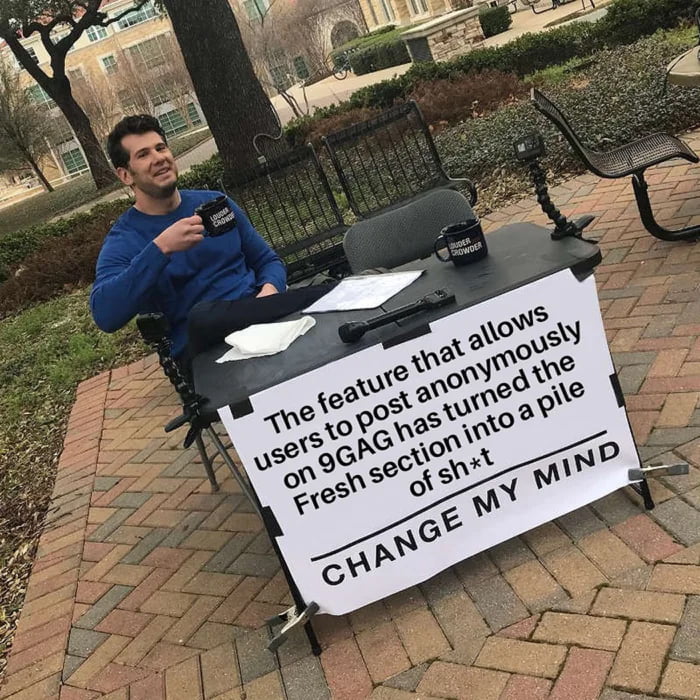 I get that there's a lot of hate to go around, fact that might deter some users for posting, but the amount of sh*t posted anonymously is getting out of hand