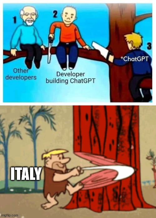 Italy just banned chatGTP for privacy concerns