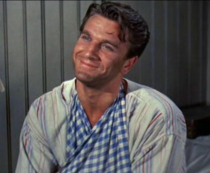 Here's Leslie Nielsen in his younger days.