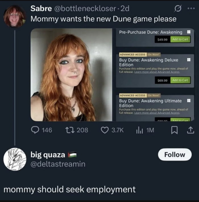 Would you help this poor little mommy?