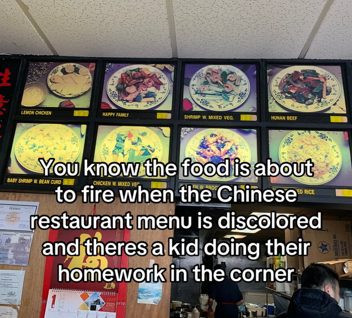True signs of a fire Chinese spot. You just know it hits different