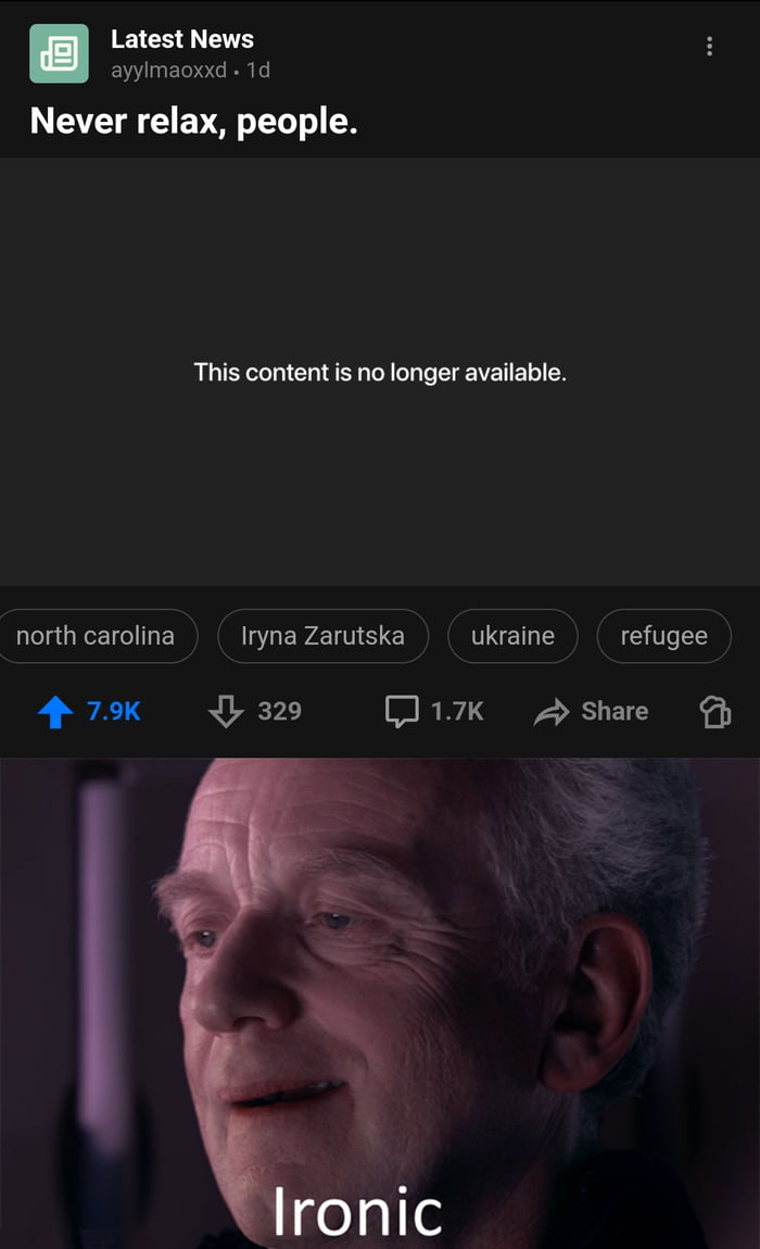 Who would've thought...