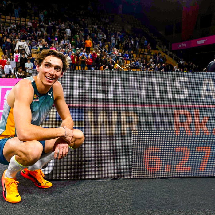 Mondo Duplantis has broken the pole vault world record 11 times, while 10 of them were his own previous records. Every time he breaks the record he receives $100.000 in price money.