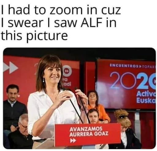 Gordon Shumway photobomb