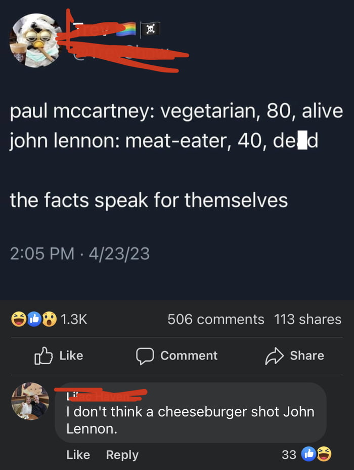 Lol the killer cheeseburger