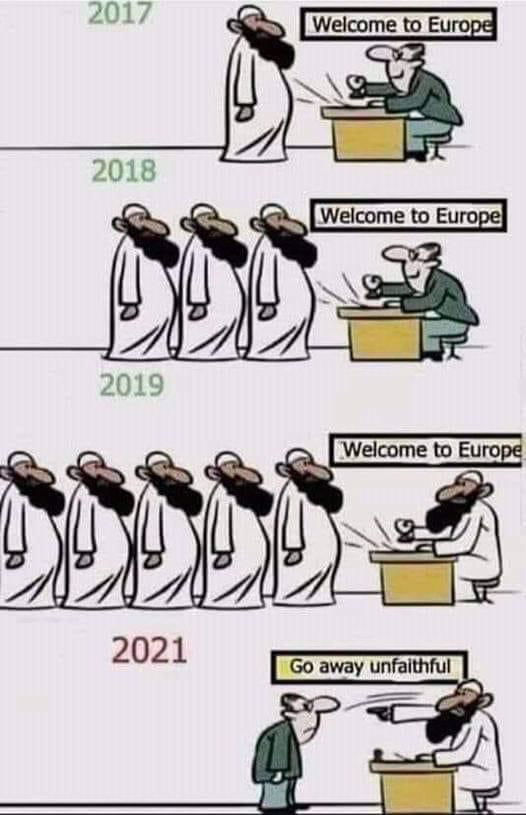 Peaceful and cooperative until they're majority