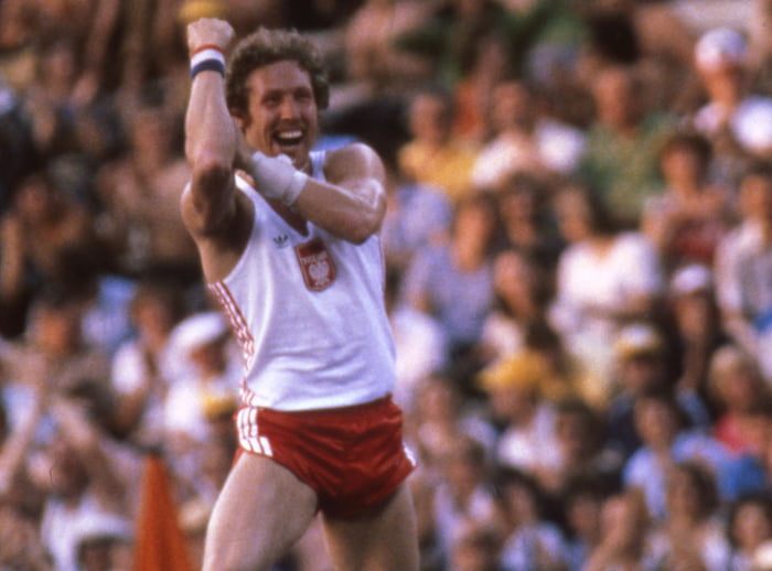 On this day in 1980 Moscow Olympics, Polish athlete W.Kozakiewicz was booed heavily by russians. He responded by winning gold medal, breaking world record (pole vault) and showing russians this sign, which became iconic in Poland.