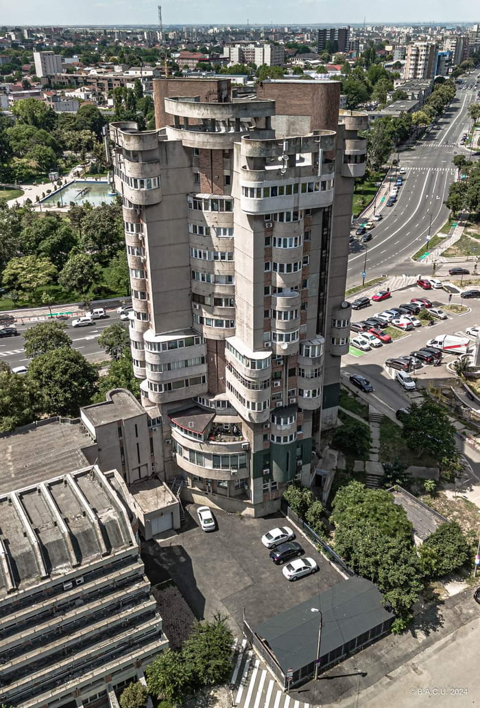 The AFER Housing Development Constanta, Romania, Built in 1987.