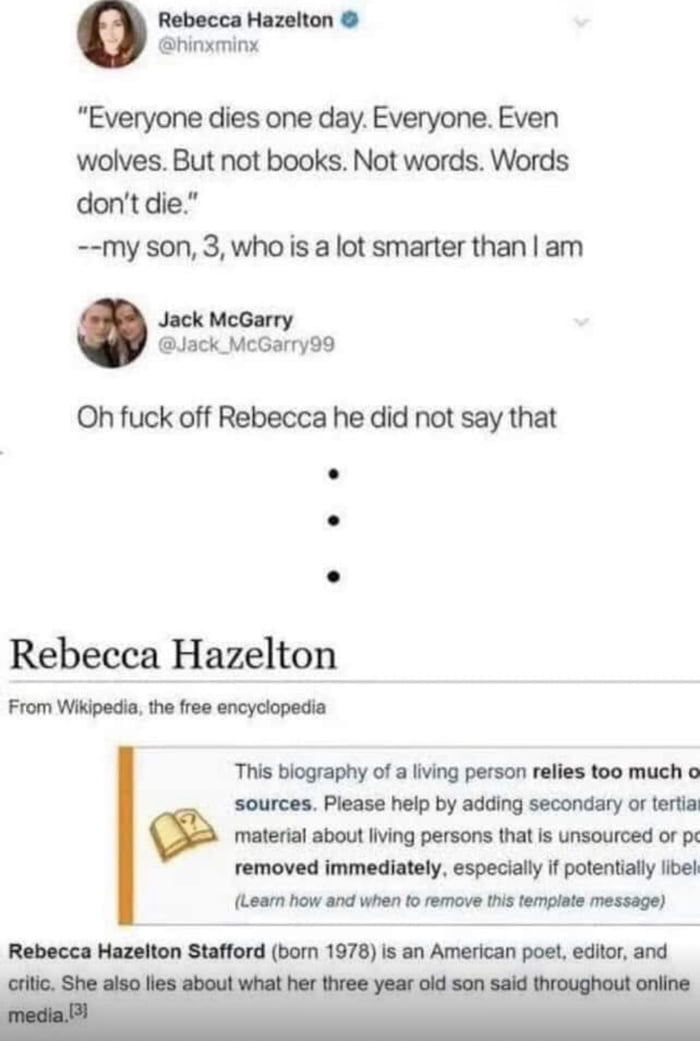 Tell that to the library of Alexandria