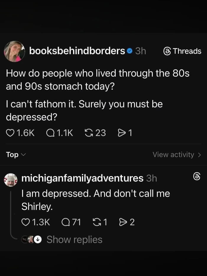 Surely you can't be serious