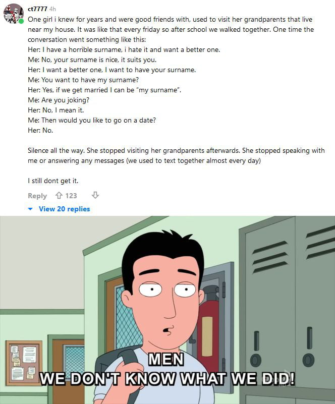 We don't know what we did!