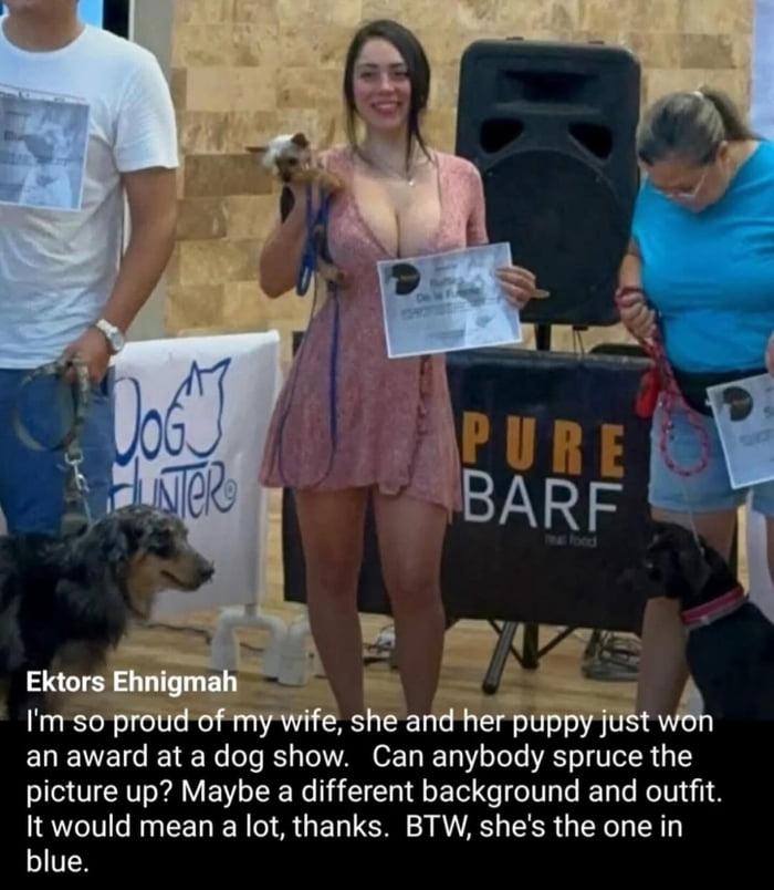 Proud moment, questionable description