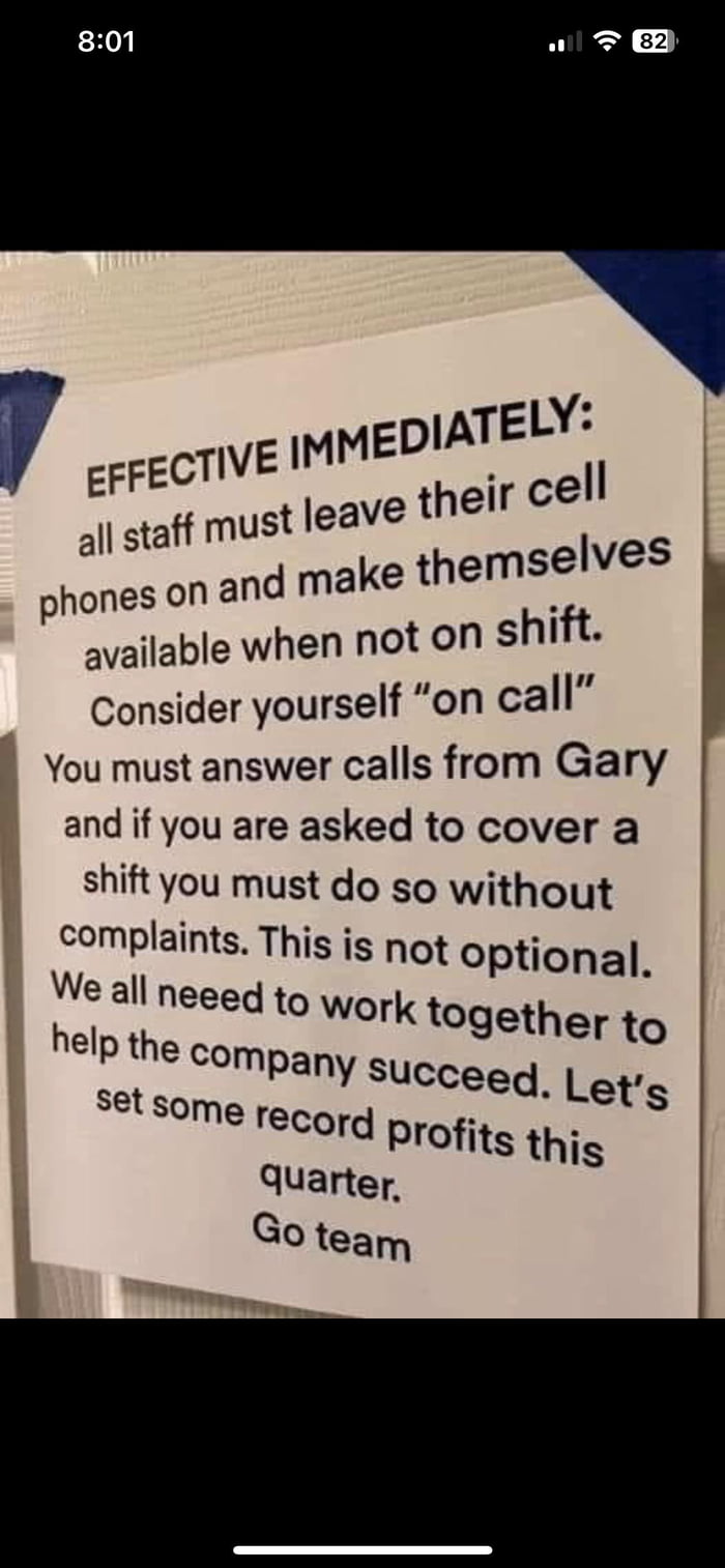 Time to find a new job!
