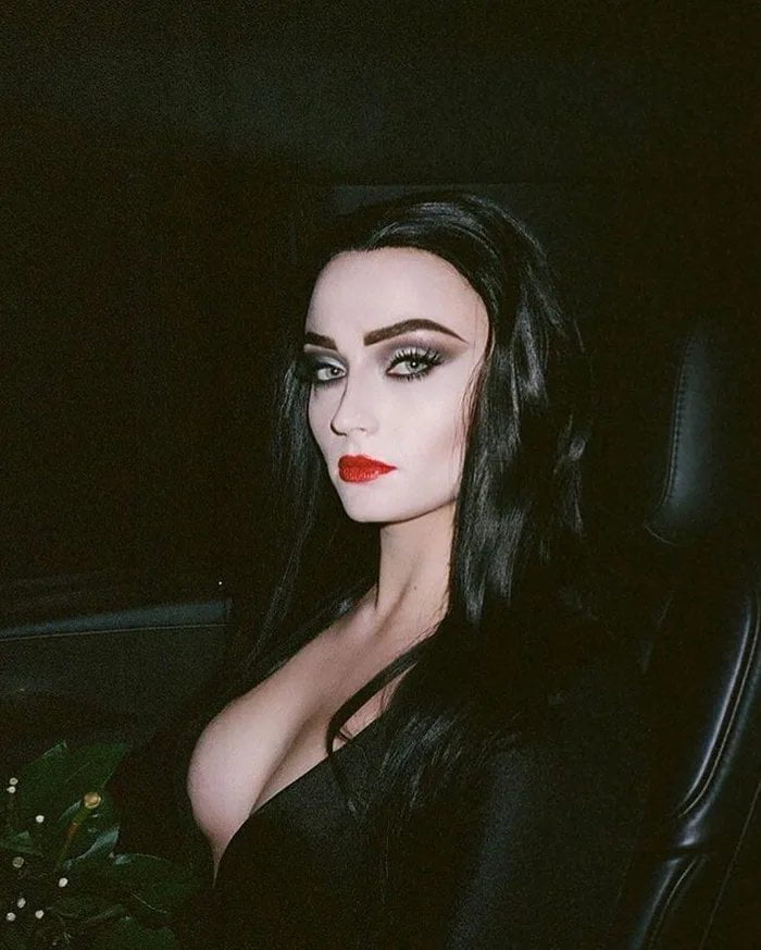 Sophie Turner as Morticia Addams