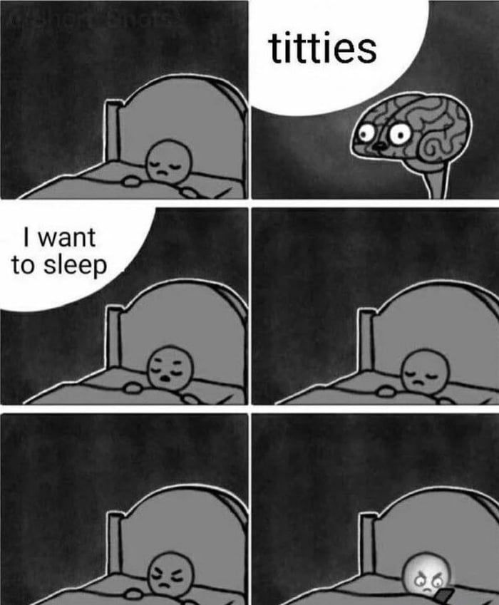 I just wanted to sleep