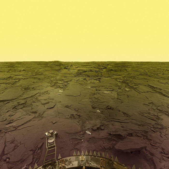 The Clearest Image of Venus’s Surface, By a Lander that Melted After 1 Hour