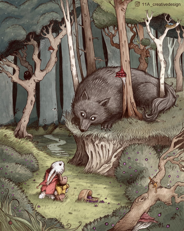 I’m a guy who likes to draw, and I want to thank you dudes/dudettes for all the nice feedback. My illustration is finally finished and i hope some off you find enjoyment in it. I tried to create an image that looks like the illustrations from the fai