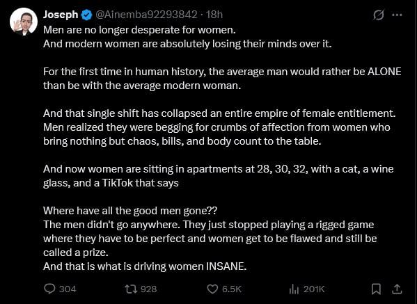 It is just a cruel Game, Men can't win