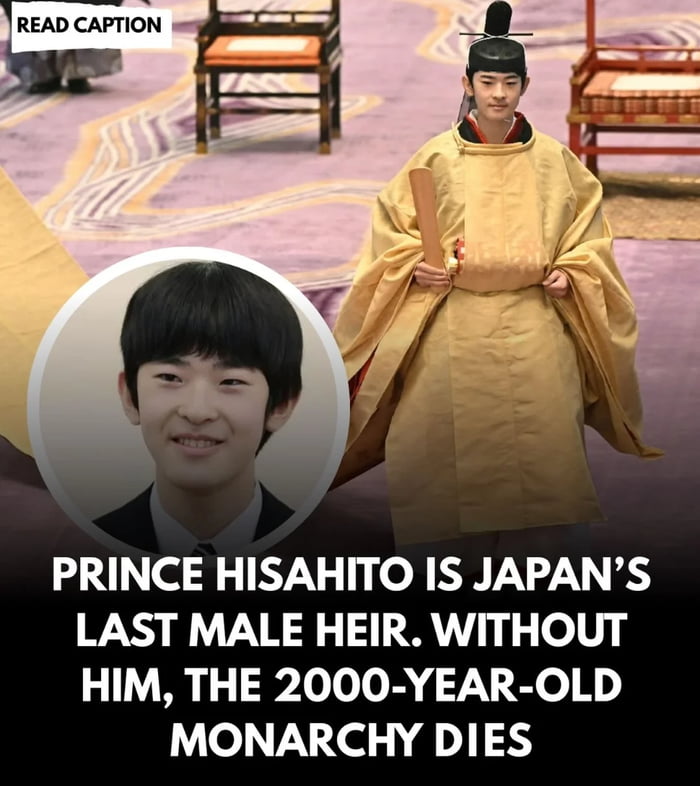 Japan’s 2,000-year-old monarchy currently depends on one teenage boy