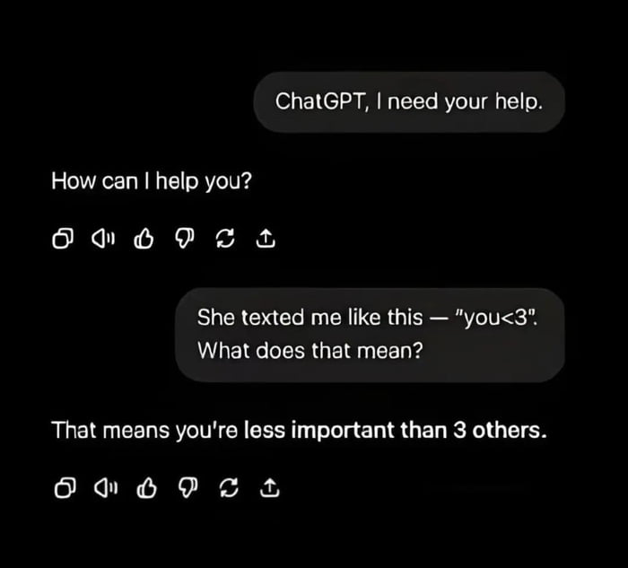 ChatGPT is not holding back on the relationship advice