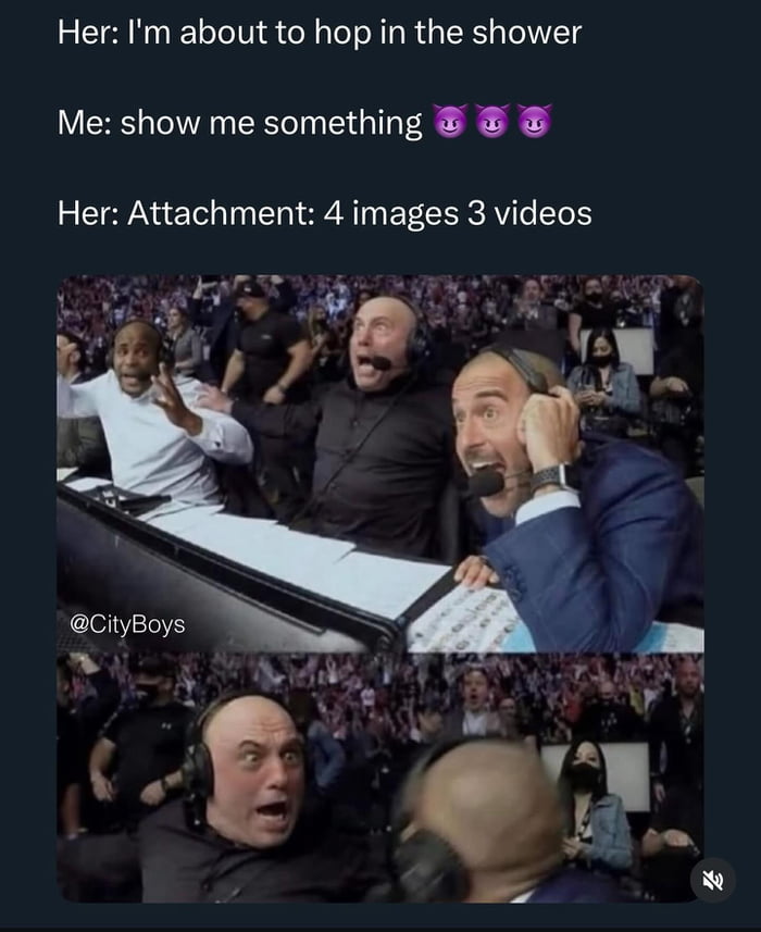 That's a lot of attachments, what's she sending