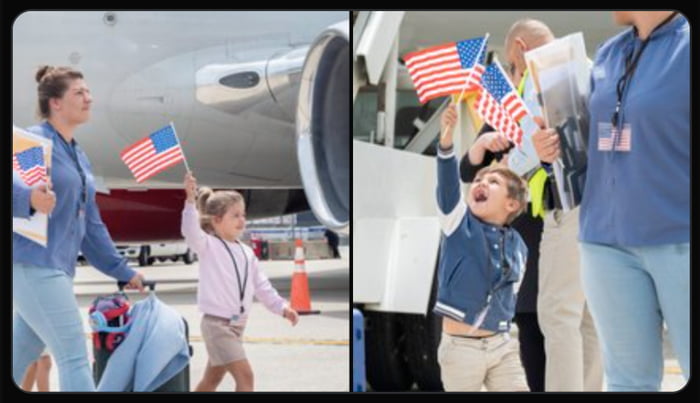 I see women, I see kids, I see hope, I see love for the country that is giving them shelter. I see REAL refugees