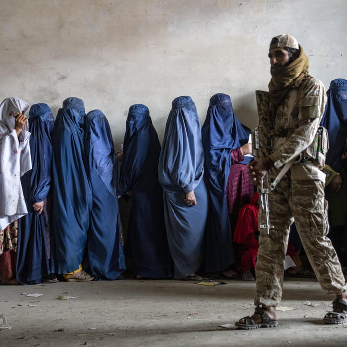 New Taliban rule: Women are no longer allowed to be visible from house windows under any circumstance. If the kitchen has a window, women can't even cook near it. This comes after other rulings that women are forbidden from making sounds or even spea