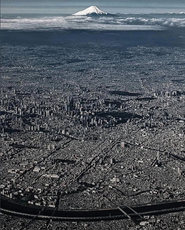 A big town is called a city. A big city is called a metropolis. And then there's Tokyo...