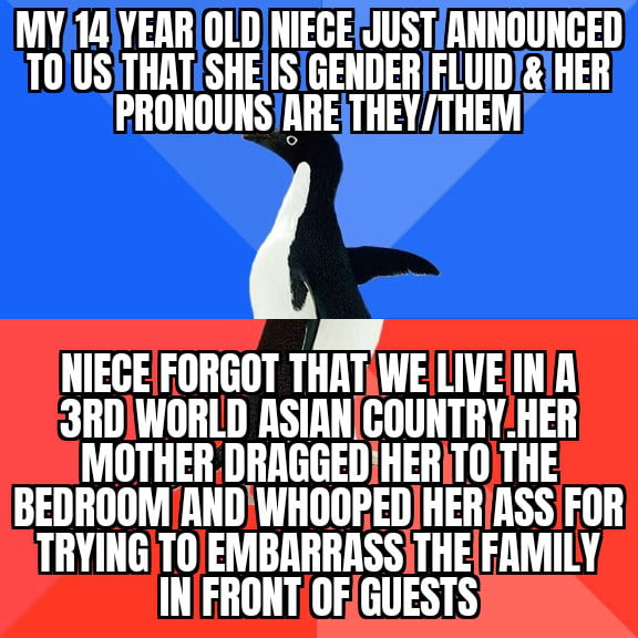 My sister doesn't mess around.her rule is simple "if you embarrass me in front of people, I'll slap the silly out of you".our mum was the same way.