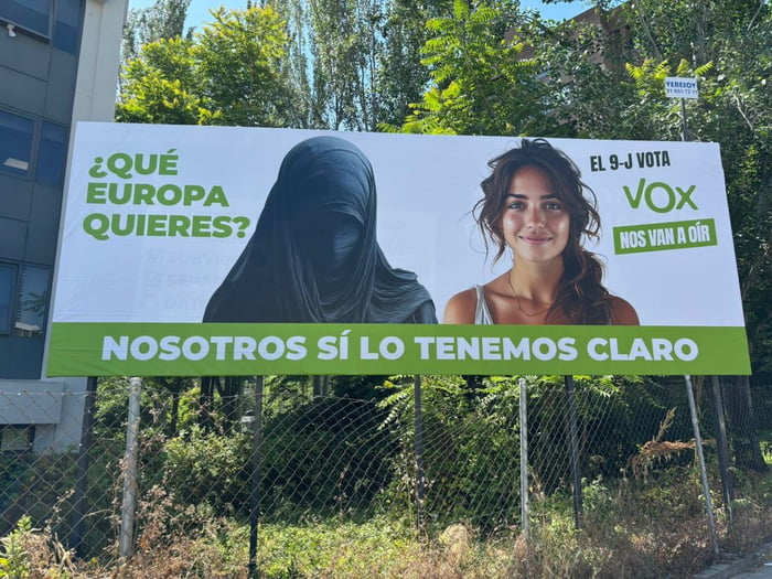 Vox (Spanish Political Party) campaign for EU election. What Europe do you want?