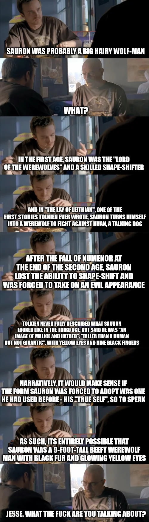 Imagine the opening battle scene...