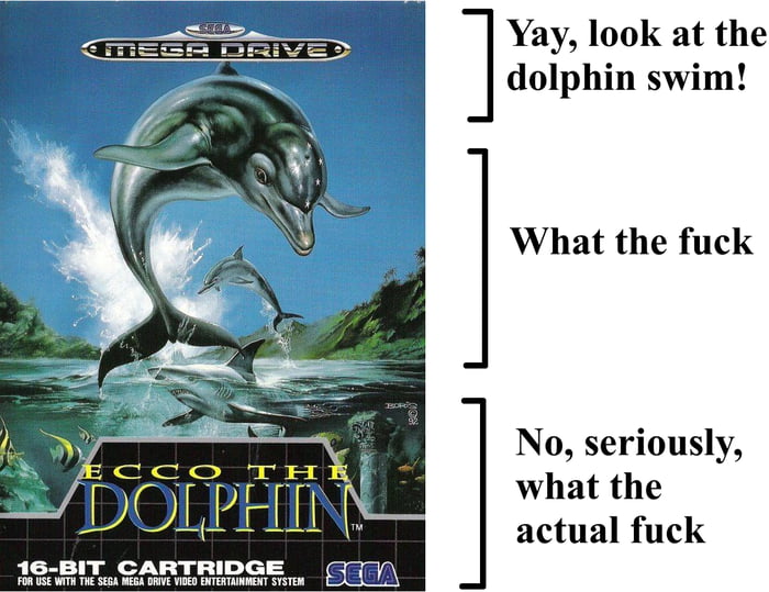 I remember when my cousins and I went to play this game thinking it was just "Dolphin simulator", but as wel played we wondered what the hell were the developers smoking when they did this.