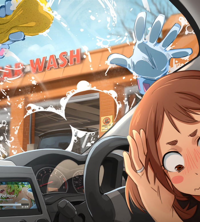 An interesting car wash