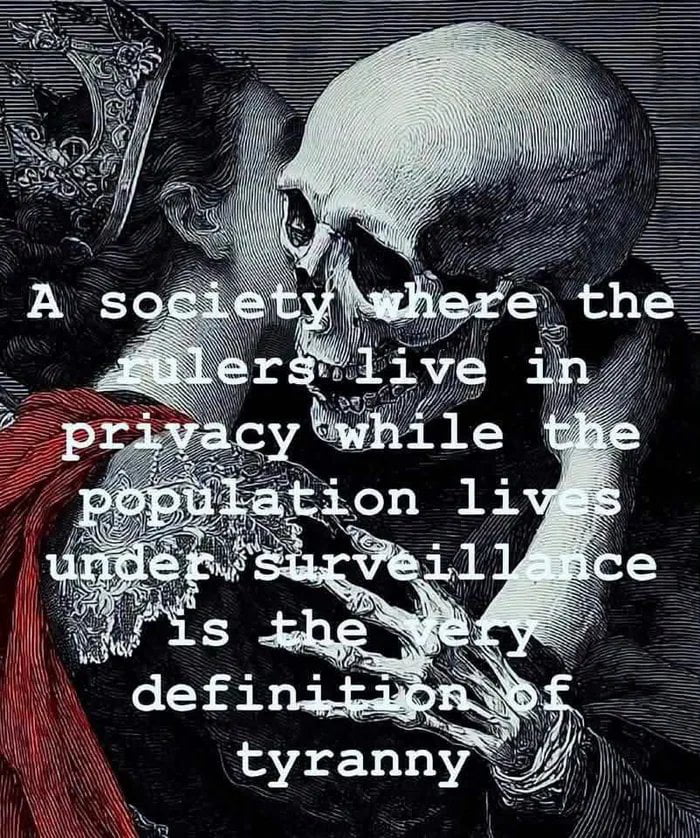 Was there ever any privacy...