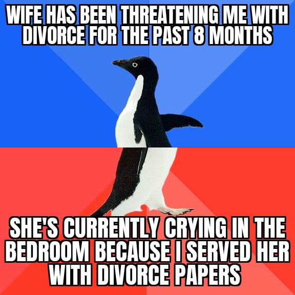 "we can try marriage counseling" , " we can try making it work". No thank you.