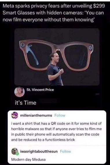 The Medusa reference is what did it for me. When it comes to stealing your data and information this guy is a genius.