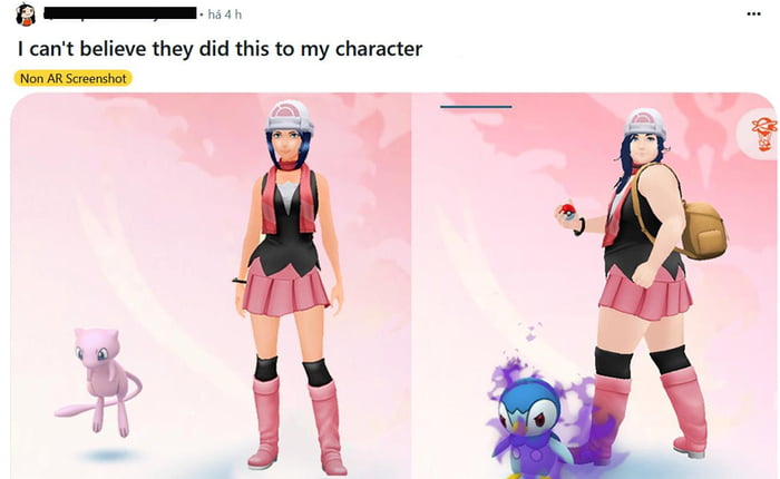 Pokemon GO uglyfing patch lmao