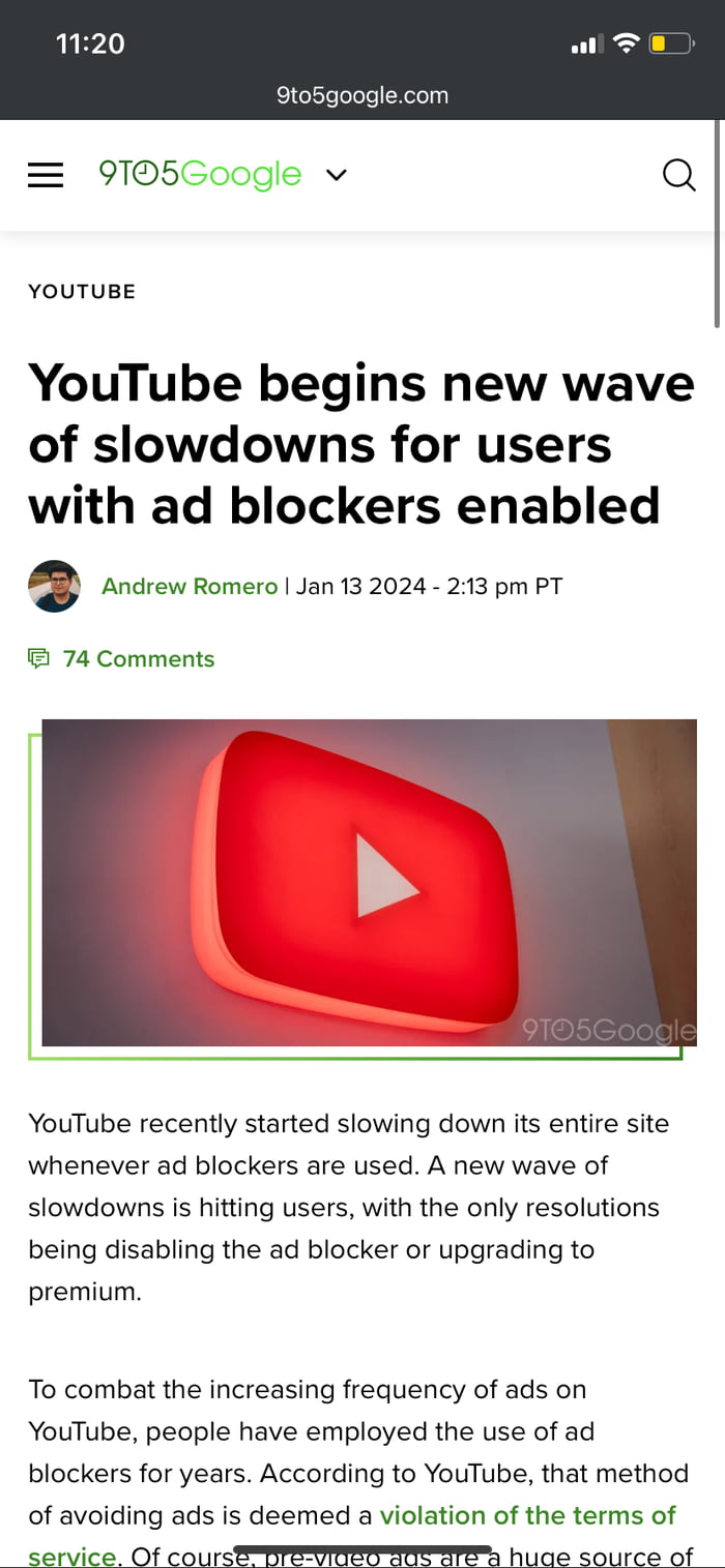 I was wondering why it was slow as f**k “using edge + adblock”