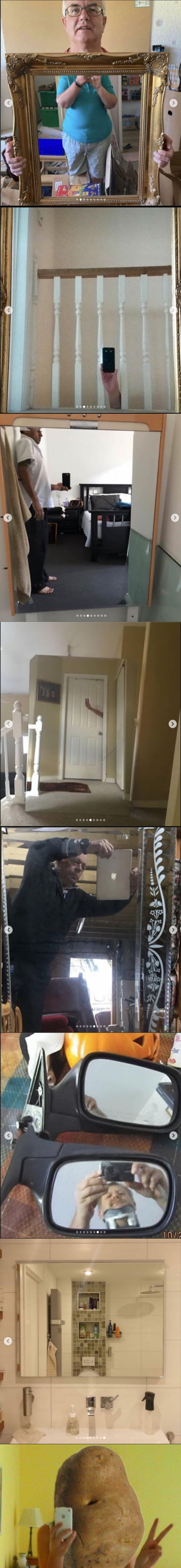 My new favourite thing: People trying to photo mirrors to sell on marketplace