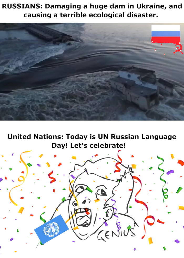 If you ever feel useless, remember about UN existence