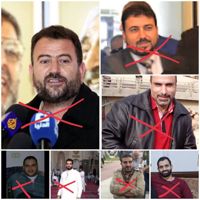 Newest trend on the internet Is Hamas leaders posting pics with a red "X" under then and I don't get what they mean.