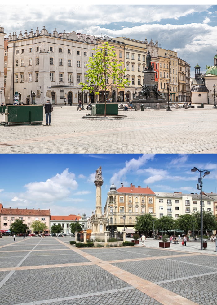 Images of pro-Palestinian demonstrations in Poland and Hungary